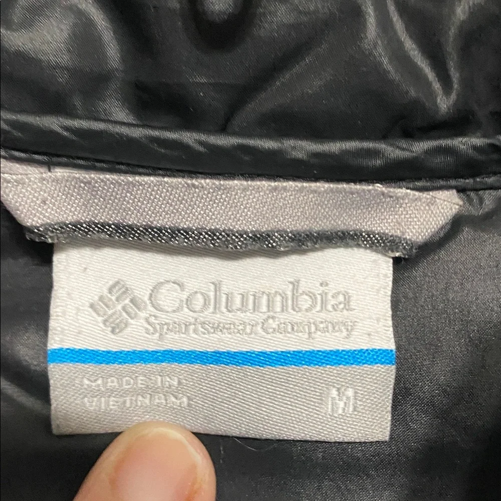 Columbia Black Light Down Puffer Jacket Size M - Picture 3 of 8